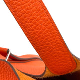 エルメス HERMES ピコタンロックPM U刻 オレンジポピー×シルバー金具 トリヨン レディース ハンドバッグ