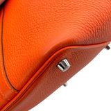 エルメス HERMES ピコタンロックPM U刻 オレンジポピー×シルバー金具 トリヨン レディース ハンドバッグ