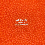 エルメス HERMES ピコタンロックPM U刻 オレンジポピー×シルバー金具 トリヨン レディース ハンドバッグ