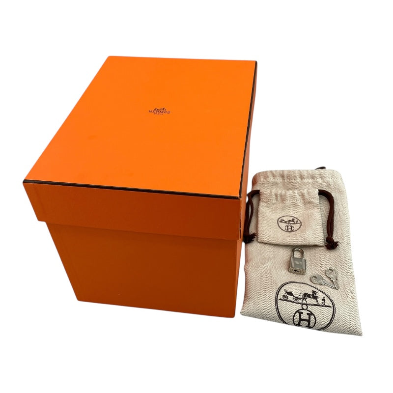 エルメス HERMES ピコタンロックPM U刻 オレンジポピー×シルバー金具 トリヨン レディース ハンドバッグ