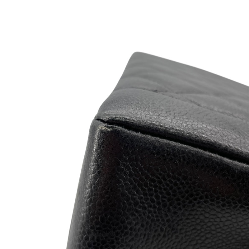 シャネル CHANEL ダイアナ25 A01165　50番台 ブラック　ゴールド金具 キャビアスキン レディース ショルダーバッグ