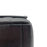 シャネル CHANEL ダイアナ25 A01165　50番台 ブラック　ゴールド金具 キャビアスキン レディース ショルダーバッグ