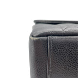 シャネル CHANEL ダイアナ25 A01165　50番台 ブラック　ゴールド金具 キャビアスキン レディース ショルダーバッグ