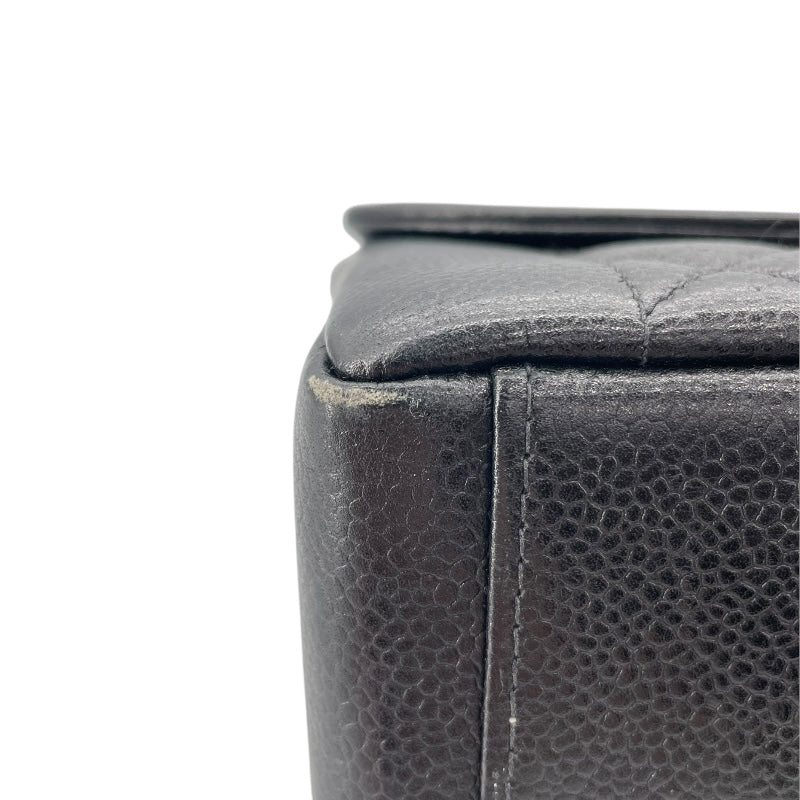 シャネル CHANEL ダイアナ25 A01165　50番台 ブラック　ゴールド金具 キャビアスキン レディース ショルダーバッグ