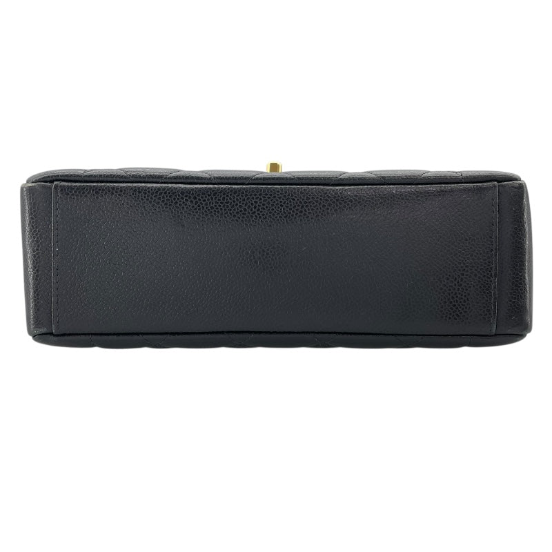 シャネル CHANEL ダイアナ25 A01165　50番台 ブラック　ゴールド金具 キャビアスキン レディース ショルダーバッグ