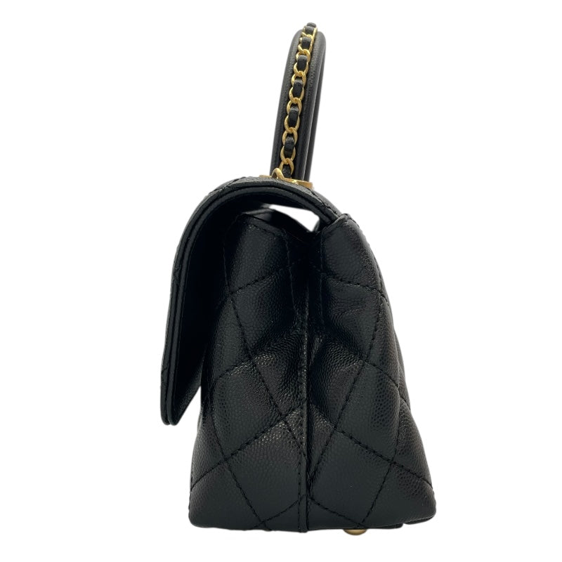 シャネル CHANEL ココハンドルXXS AS2215 ブラック ゴールド金具