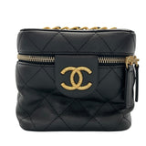 シャネル CHANEL パニティ AS3228  ブラック　ゴールド金具 ラムスキン レディース ショルダーバッグ