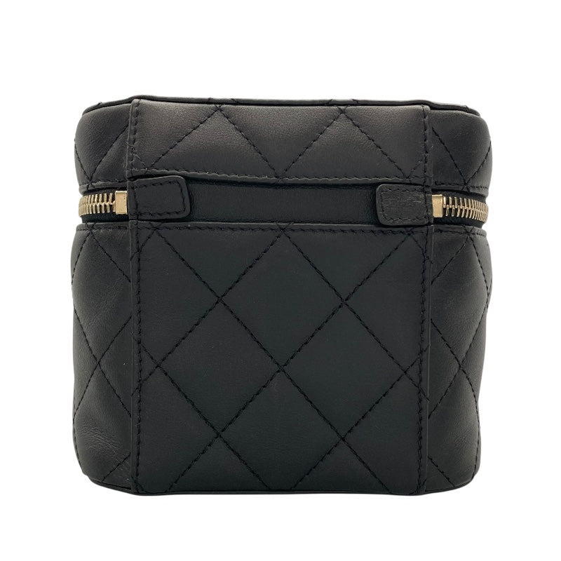 シャネル CHANEL パニティ AS3228  ブラック　ゴールド金具 ラムスキン レディース ショルダーバッグ