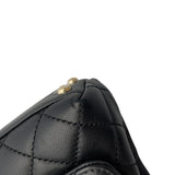 シャネル CHANEL ココハンドル XXS AS2215/30番台 ブラック×GD金具 ラムスキン レディース ショルダーバッグ