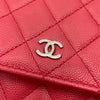 シャネル CHANEL マトラッセチェーン 24番台 ピンク シルバー金具 キャビアスキン レディース ショルダーバッグ