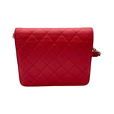 シャネル CHANEL マトラッセチェーン 24番台 ピンク シルバー金具 キャビアスキン レディース ショルダーバッグ