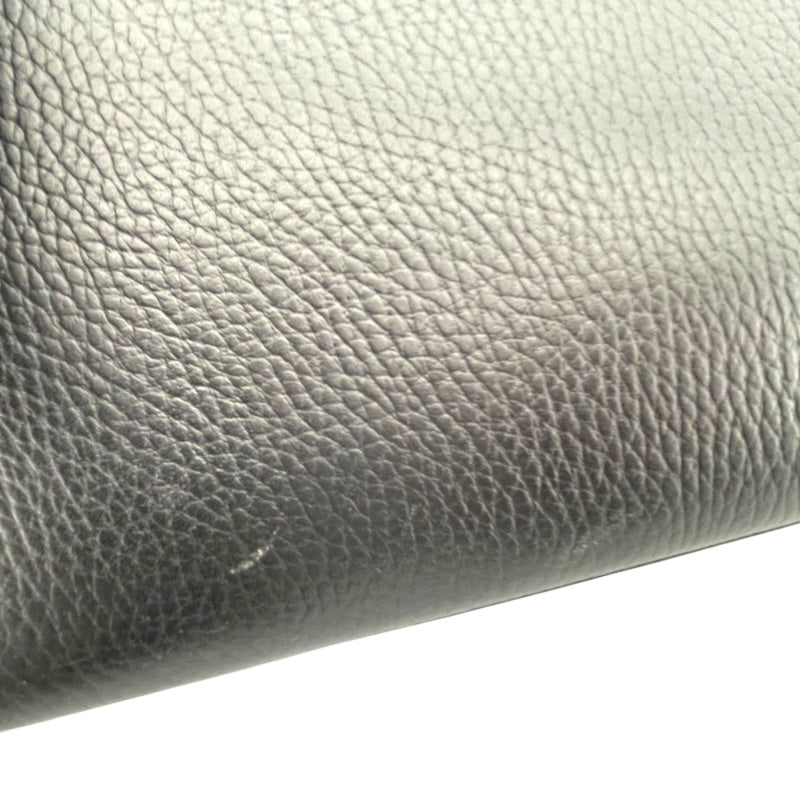 エルメス HERMES ケリー32 外縫い □C刻 ブラック×ゴールド金具 アルデンヌ レディース ハンドバッグ