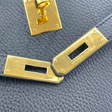 エルメス HERMES ケリー32 外縫い □C刻 ブラック×ゴールド金具 アルデンヌ レディース ハンドバッグ