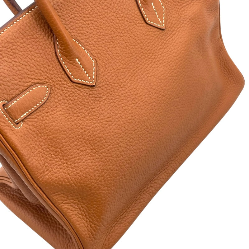 エルメス HERMES バーキン30 □J刻 ゴールド×シルバー金具 トリヨン レディース ハンドバッグ