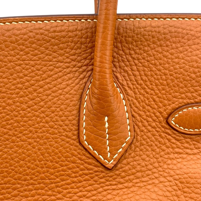 エルメス HERMES バーキン30 □J刻 ゴールド×シルバー金具 トリヨン レディース ハンドバッグ