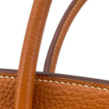 エルメス HERMES バーキン30 □J刻 ゴールド×シルバー金具 トリヨン レディース ハンドバッグ