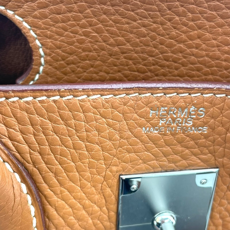 エルメス HERMES バーキン30 □J刻 ゴールド×シルバー金具 トリヨン レディース ハンドバッグ