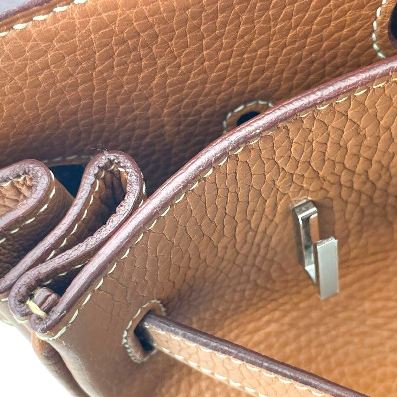 エルメス HERMES バーキン30 □J刻 ゴールド×シルバー金具 トリヨン レディース ハンドバッグ