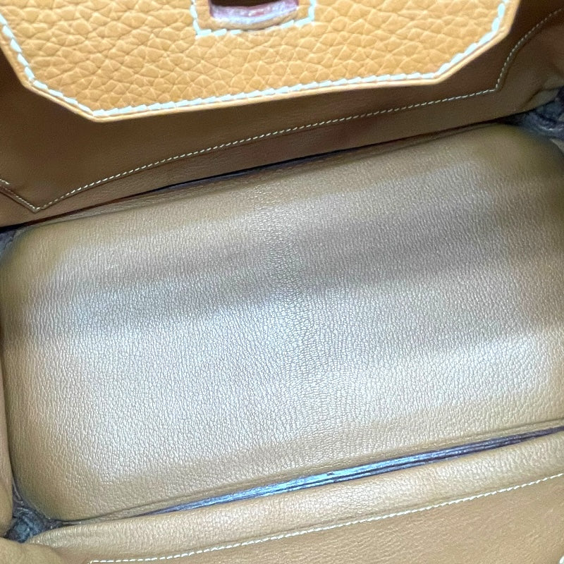 エルメス HERMES バーキン30 □J刻 ゴールド×シルバー金具 トリヨン レディース ハンドバッグ