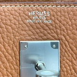エルメス HERMES バーキン30 □J刻 ゴールド×シルバー金具 トリヨン レディース ハンドバッグ