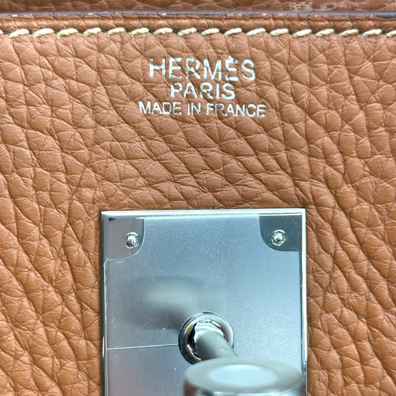 エルメス HERMES バーキン30 □J刻 ゴールド×シルバー金具 トリヨン レディース ハンドバッグ