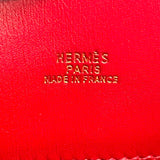 エルメス HERMES ケリースポーツPM ○U刻 ルージュヴィフ×ゴールド金具 ボックスカーフ レディース ショルダーバッグ