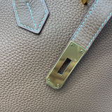 エルメス HERMES バーキン35 D刻 ゴールド×GD金具 トゴ レディース ハンドバッグ