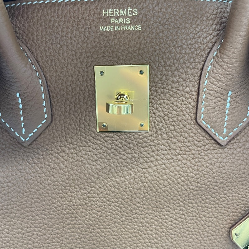 エルメス HERMES バーキン35 D刻 ゴールド×GD金具 トゴ レディース ハンドバッグ