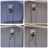 エルメス HERMES バーキン30 C刻 ブルーブライトン シルバー金具 トゴ レディース ハンドバッグ