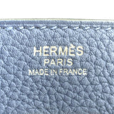 エルメス HERMES バーキン30 C刻 ブルーブライトン シルバー金具 トゴ レディース ハンドバッグ