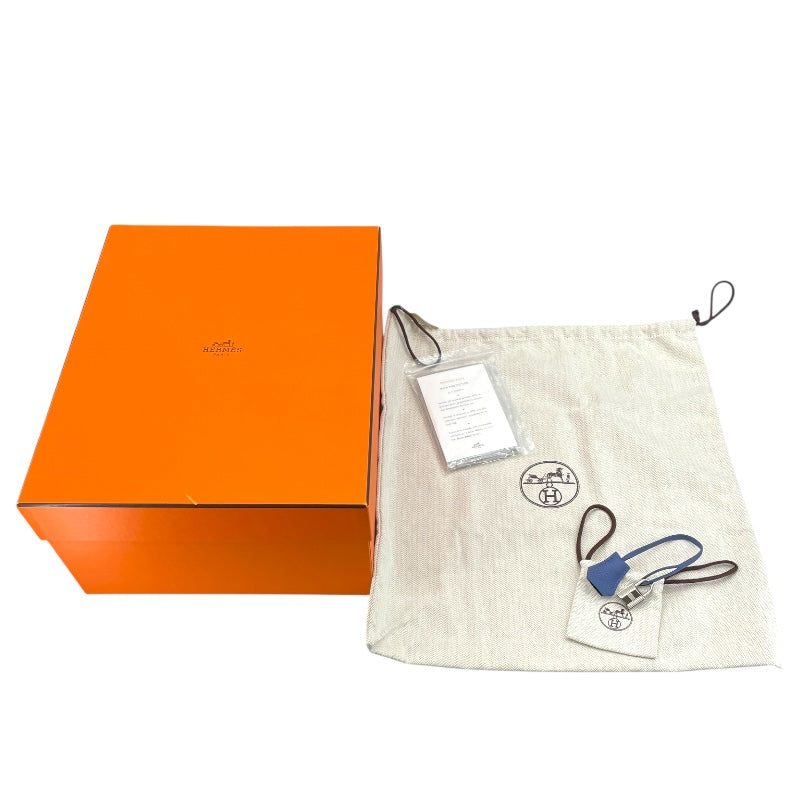 エルメス HERMES バーキン30 C刻 ブルーブライトン シルバー金具