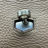 エルメス HERMES ジプシエール34 □Q刻 エトゥープ　シルバー金具 トリヨン レディース ショルダーバッグ