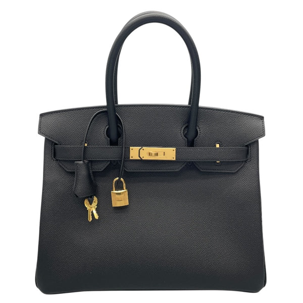 エルメス HERMES バーキン30 C刻印 ブラック ゴールド金具 エプソン レディース ハンドバッグ