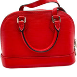 ルイ・ヴィトン LOUIS VUITTON ナノ・アルマ M50516 レッド エピ レディース ショルダーバッグ