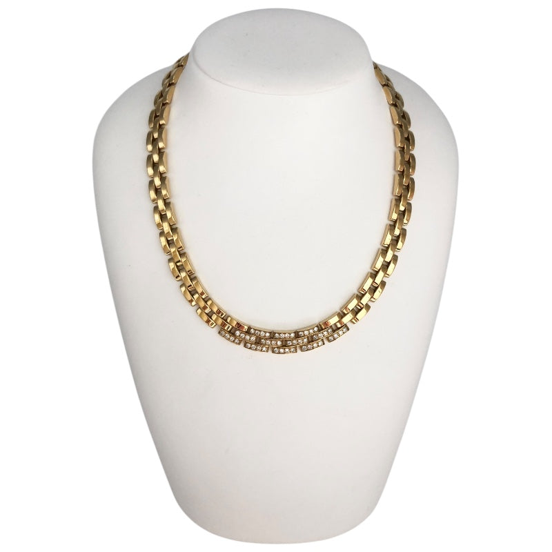カルティエ Cartier マイヨンパンテール ネックレス 750YG/ダイヤモンド ジュエリー