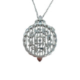 ミキモト MIKIMOTO ルーペネックレス シルバー K18ホワイトゴールド ダイヤモンド ジュエリー