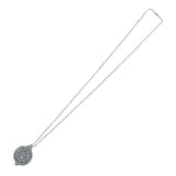 ミキモト MIKIMOTO ルーペネックレス シルバー K18ホワイトゴールド ダイヤモンド ジュエリー