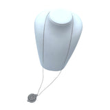 ミキモト MIKIMOTO ルーペネックレス シルバー K18ホワイトゴールド ダイヤモンド ジュエリー