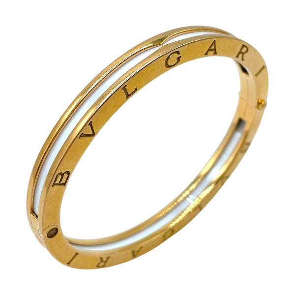 ブルガリ BVLGARI ビーゼロワンブレス 750PG/セラミック ジュエリー