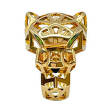 カルティエ Cartier パンテールドゥカルティエリング ゴールド 750イエローゴールド/グリーンガーネット/オニキス ジュエリー