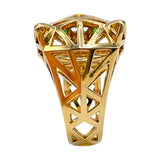 カルティエ Cartier パンテールドゥカルティエリング ゴールド 750イエローゴールド/グリーンガーネット/オニキス ジュエリー