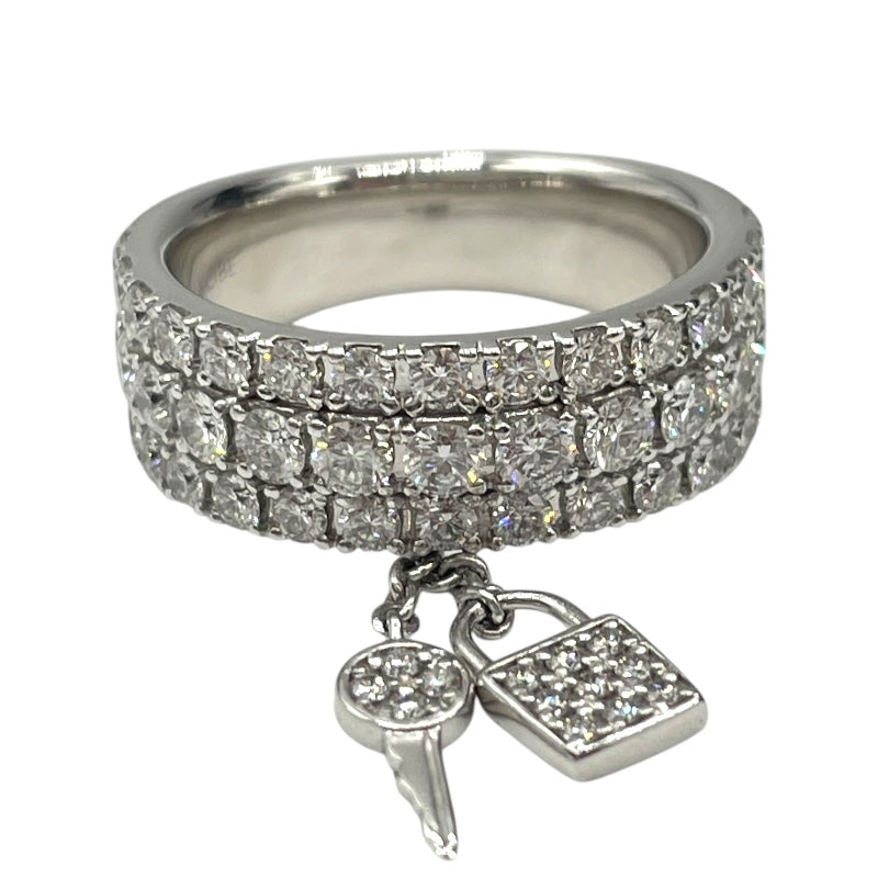 タサキ TASAKI アシークレットリング 750WG/ダイヤモンド ダイヤモンド ジュエリー