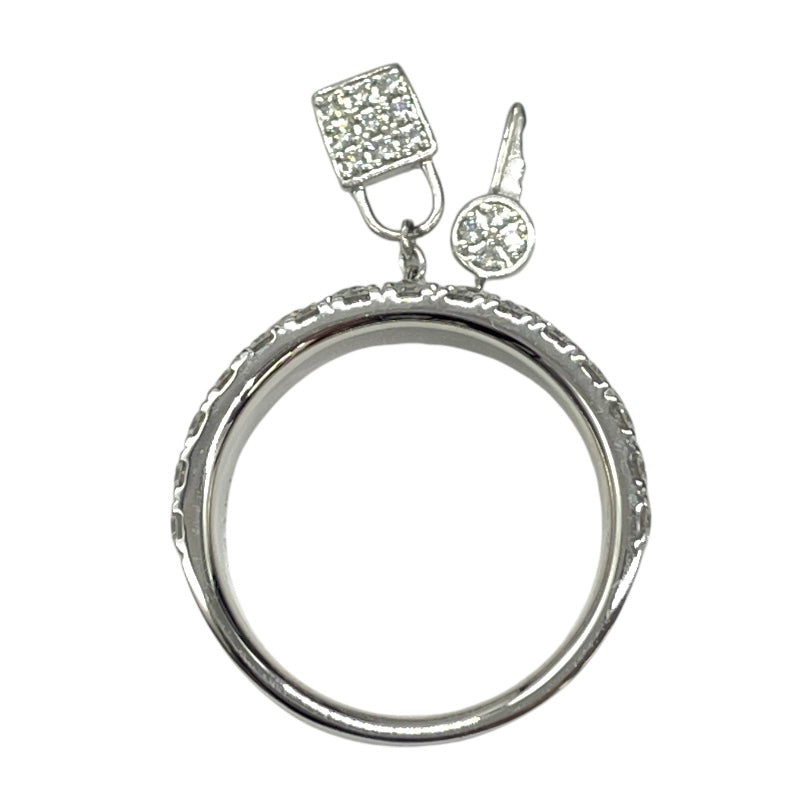 タサキ TASAKI アシークレットリング 750WG/ダイヤモンド ダイヤモンド ジュエリー