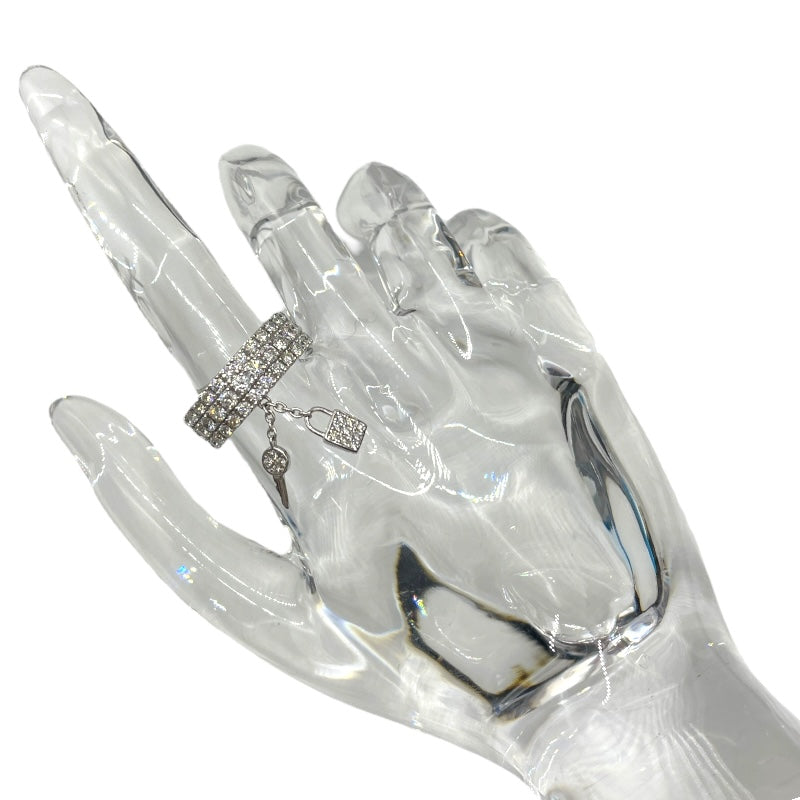 タサキ TASAKI アシークレットリング 750WG/ダイヤモンド ダイヤモンド ジュエリー