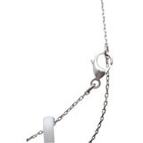 ブシュロン BOUCHERON キャトルブラックネックレス K18ホワイトゴールド 750WG　 ダイヤモンド ジュエリー