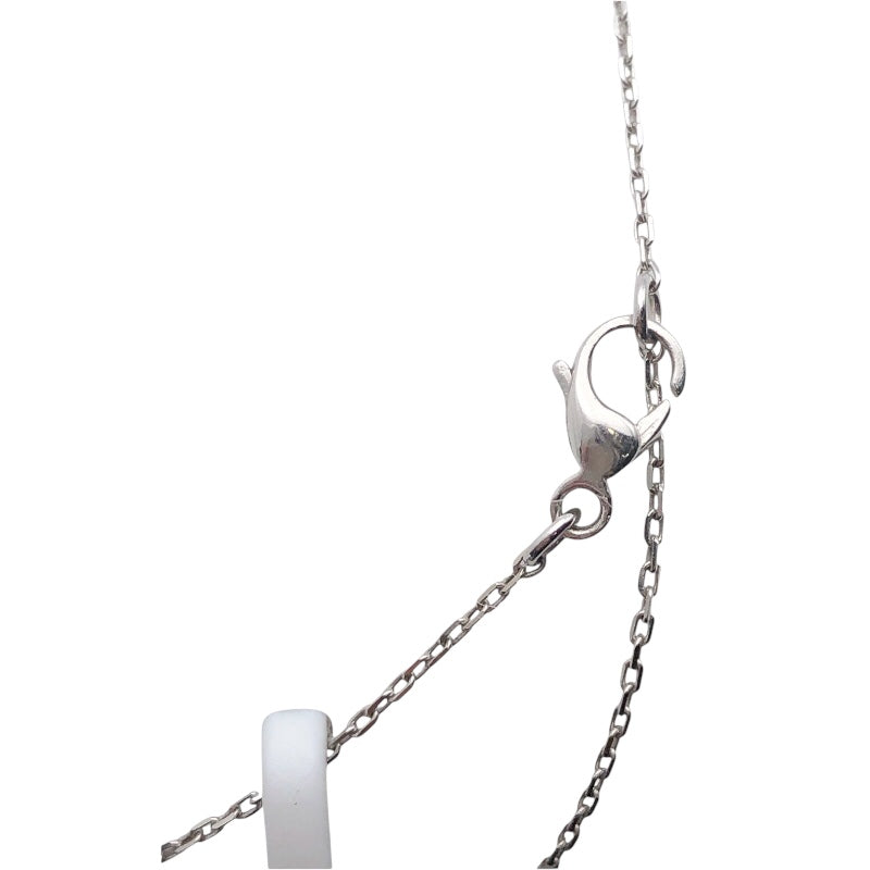ブシュロン BOUCHERON キャトルブラックネックレス K18ホワイトゴールド 750WG　 ダイヤモンド ジュエリー