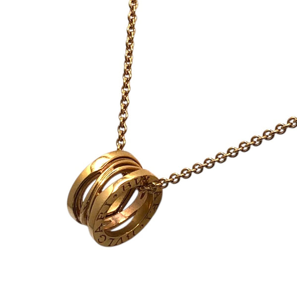ブルガリ BVLGARI ビーゼロワンレジェンドネックレス K18ピンクゴールド ジュエリー