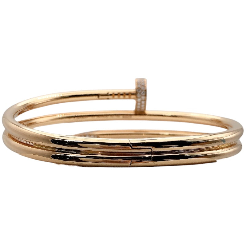 カルティエ Cartier ジュストアンクルダイヤブレス K18ピンクゴールド 750PG ダイヤモンド ジュエリー