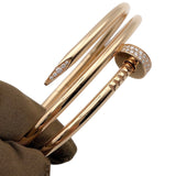 カルティエ Cartier ジュストアンクルダイヤブレス K18ピンクゴールド 750PG ダイヤモンド ジュエリー