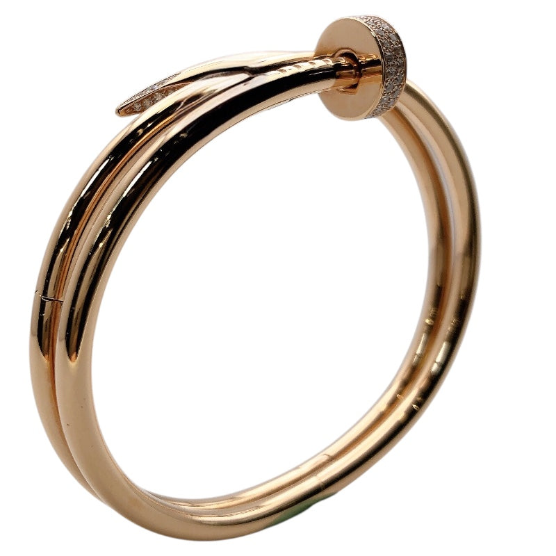 カルティエ Cartier ジュストアンクルダイヤブレス K18ピンクゴールド 750PG ダイヤモンド ジュエリー